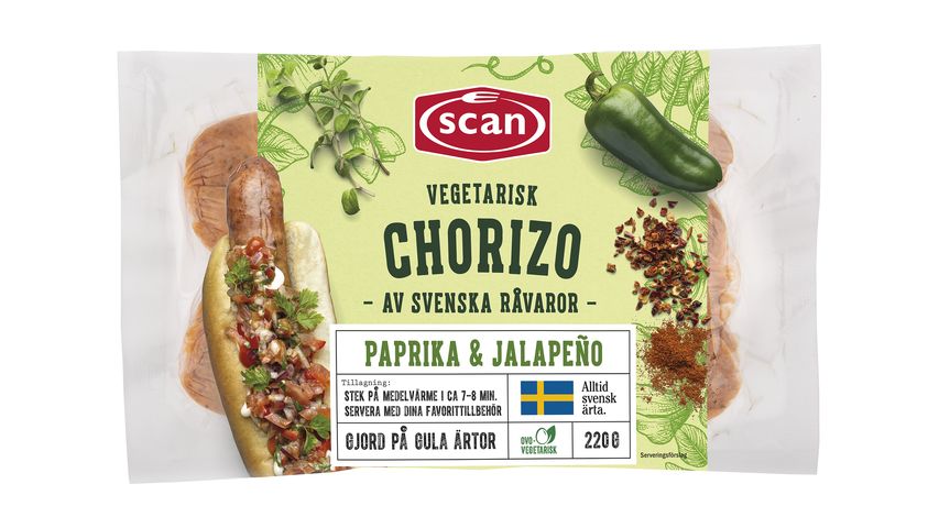 Scan Veggie Sausage Chorizo 220g