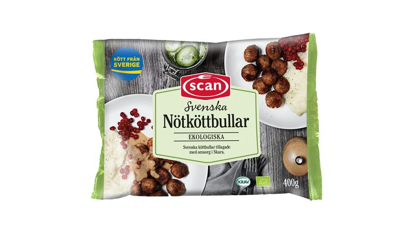 Scan Ekologisk Nötköttbulle 400g