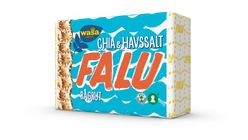 Wasa Knäckebröd Falu Råg-Rut Chia & havssalt 235g