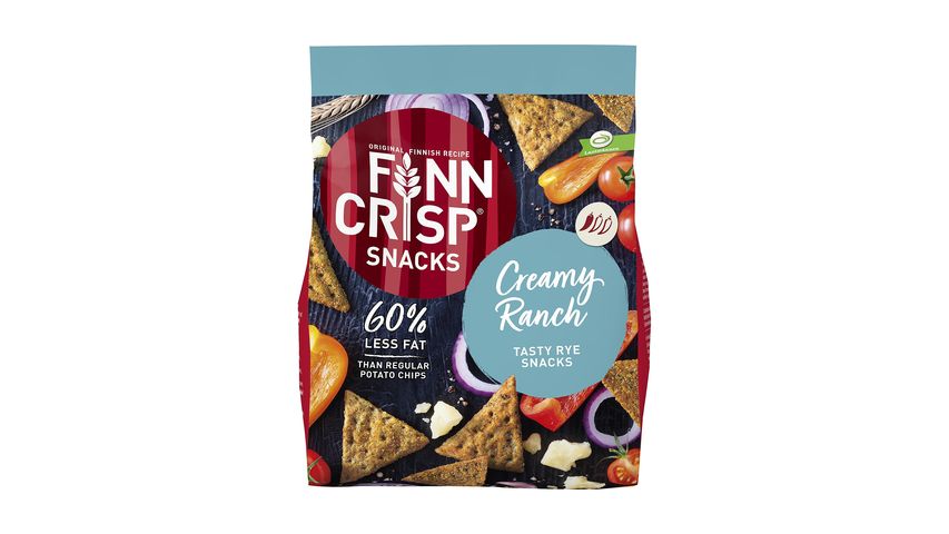 Finn Crisp Rye Snacks Creamy Ranch 150g