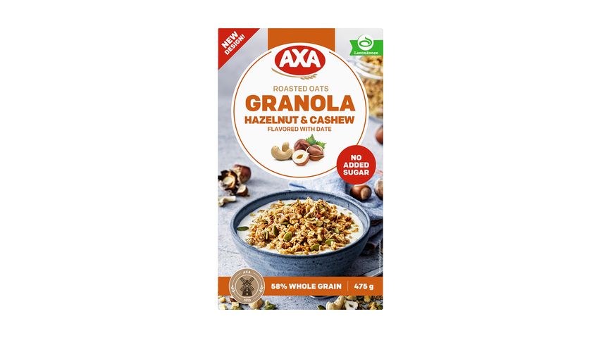 Axa Granola Hazelnut & Cashew 475