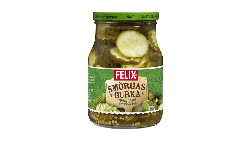 Felix Smörgåsgurka Skivad 370g 