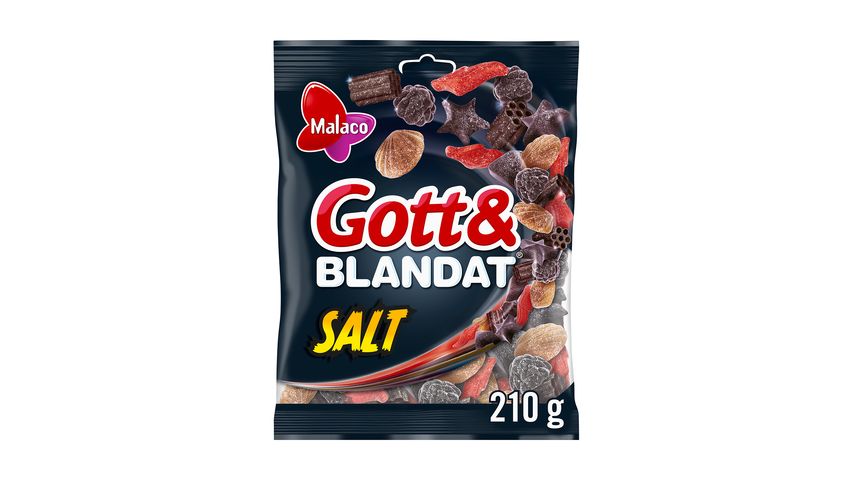 Malaco Gott&Blandat Salt 210g