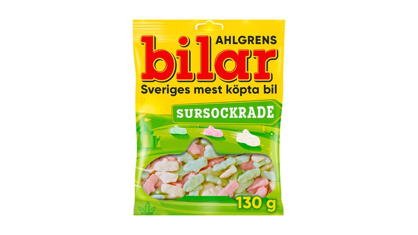 Cloetta Ahlgrens Bilar Sour Sugar 130g