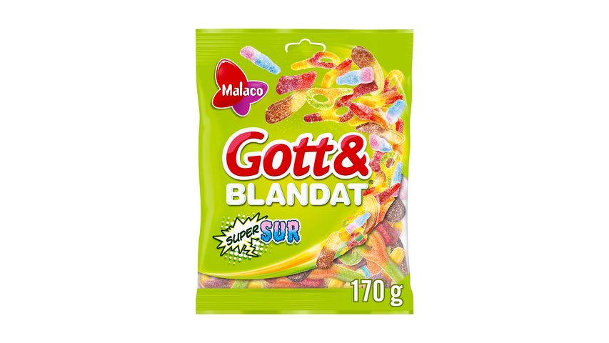 Malaco Gott&Blandat Super Sour | 170g