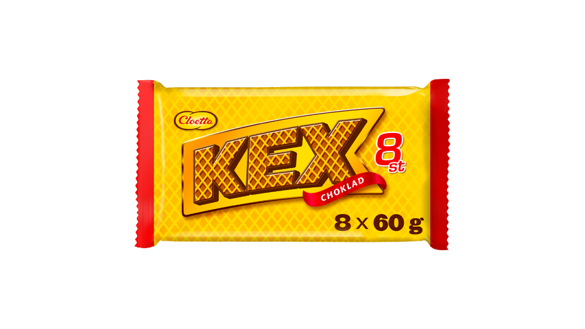 Cloetta Kex Sjokolade 8pk | 480g