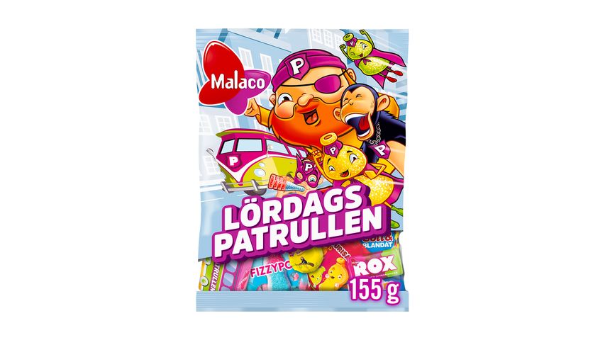 Malaco Lördagspatrullen 155g