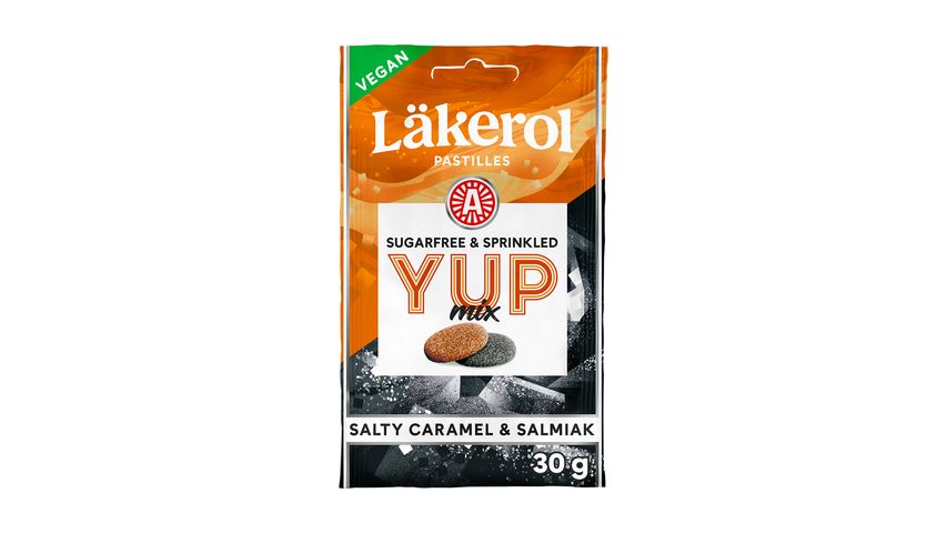 Läkerol Yup Salty Caramel/Salmiak Mix 30g 