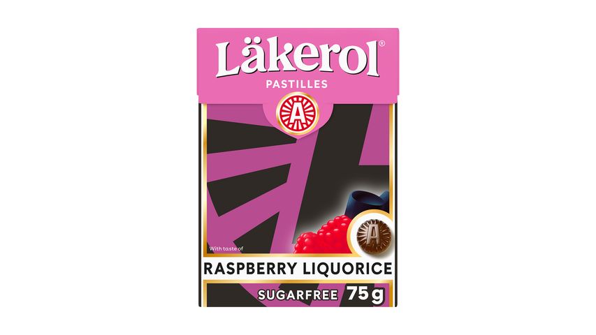 Läkerol Raspberry Licorice Big Pack 75g