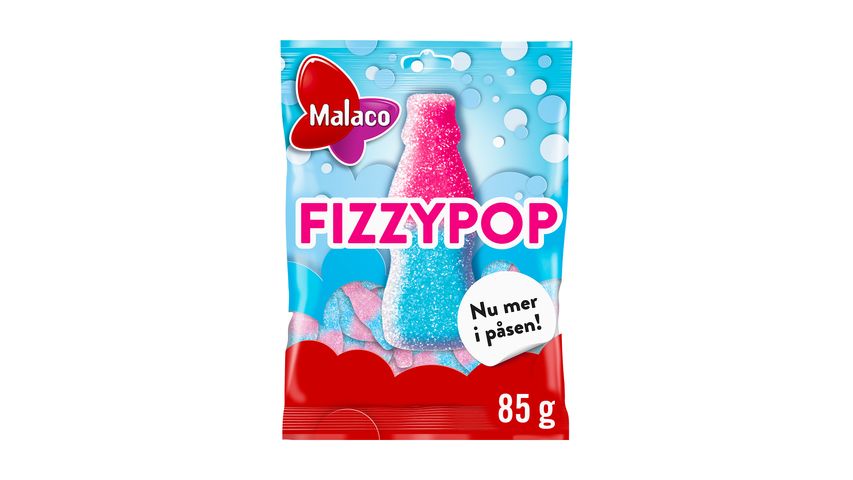 Malaco Fizzypop 85g 