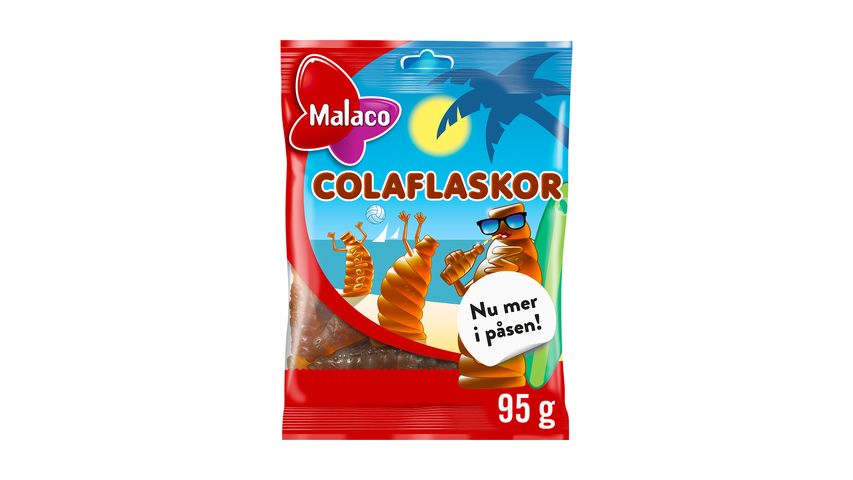 Malaco Colaflaskor 95g