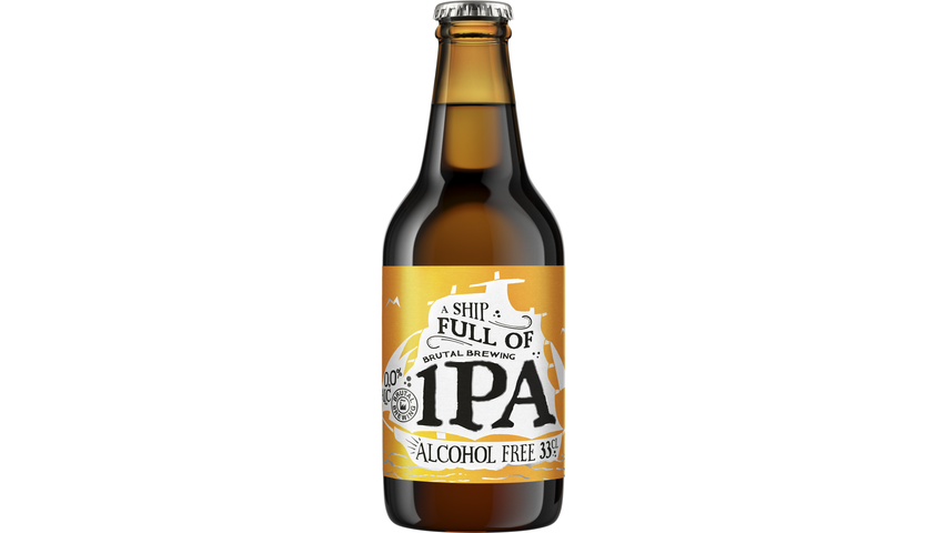 Brutal Brewing Beer Ship Full Of IPA Non-Alcoholic 0,0% 33cl