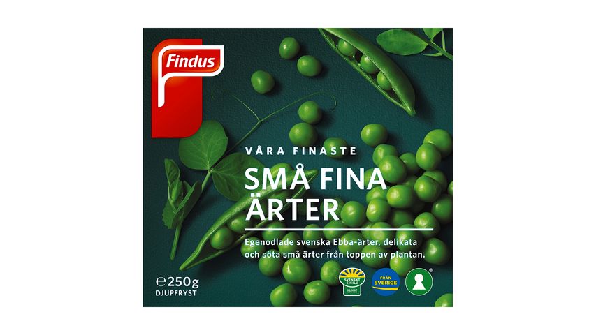 Findus Frysta Ärter Små Fina 250g