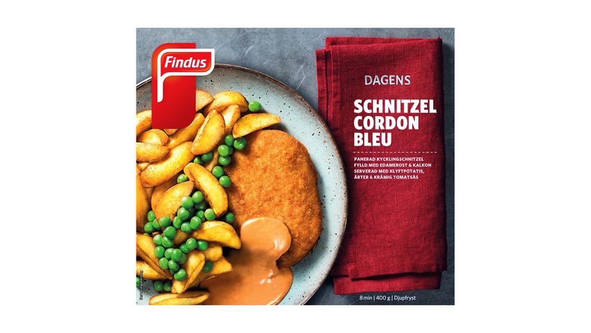 Findus Today'S Schnitzel Cordon Blue 400g