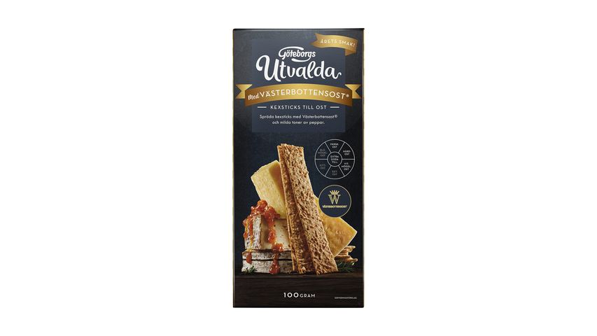 Göteborgs Utvalda Crackers Västerbotten Cheese 100g