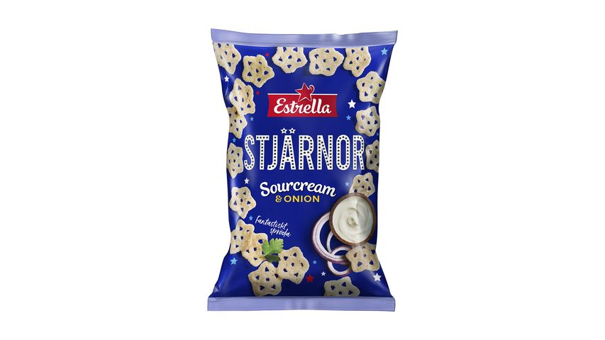 Estrella Stjärnor Sourcream & Onion 85g