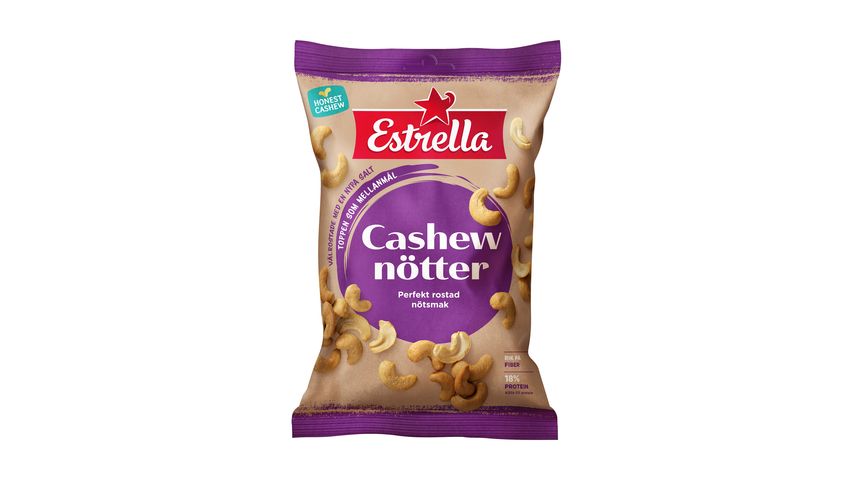 Estrella Cashew Rostade & Saltade 150g