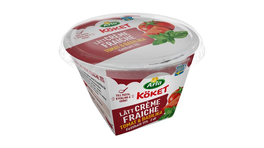 Arla Köket® Lätt Crème Fraiche Tomat Basil 11% 200ml