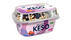 KESO ® Cottage cheese hasselnöt blåbär tranbär 145 g