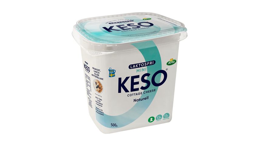 Keso® Cottage Cheese Lactose -Free 1.5% 500 g 