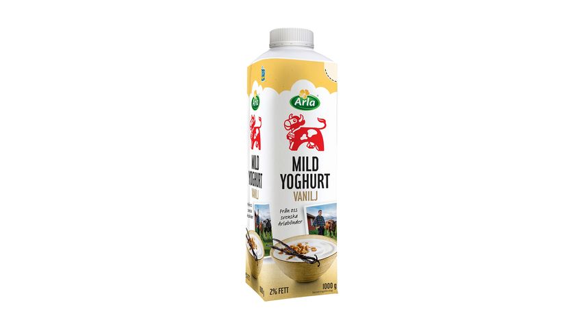 Arla Ko® Mild yoghurt vanilj 2% 1000 g