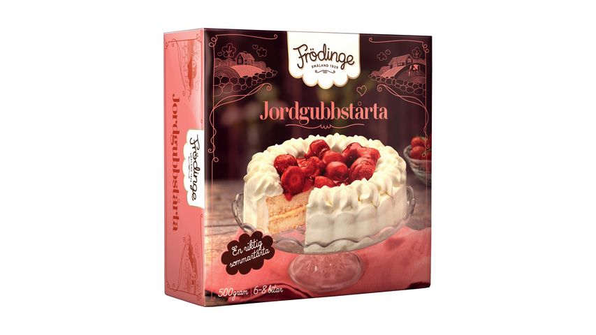 Frödinge Strawberry Cake 500g