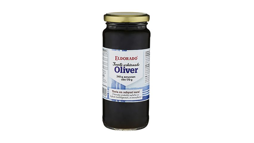 Eldorado Oliver Svarta Urkärnade 170g 