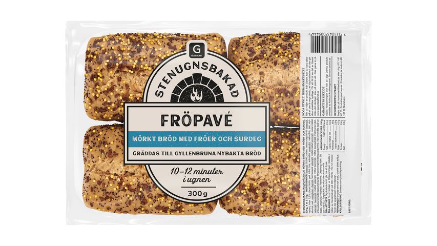 Garant Fröpavé Mörk 300g 4-p