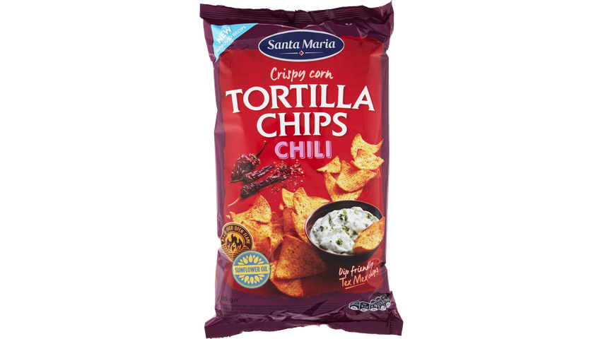 Santa Maria Tortilla chips chilli | 185 g