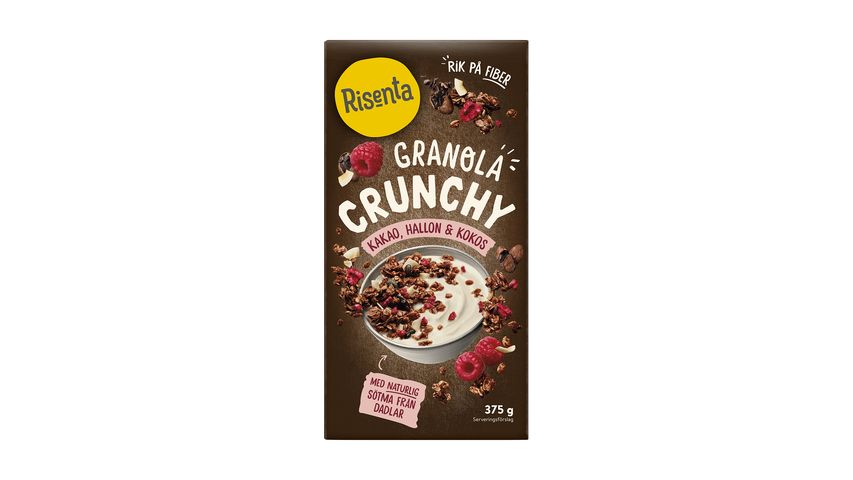 Risenta Granola Cocoa Raspberry Coconut 375g