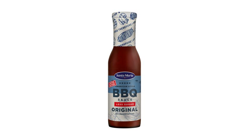 Santa Maria Bbq Sauce Original Less Sugar 332g - Köp online - foodora.se