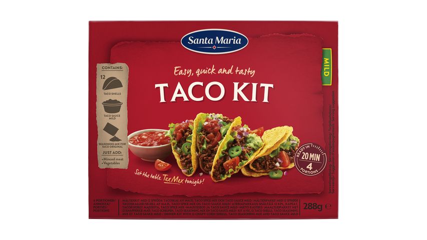 Santa Maria Taco Kit 288G 