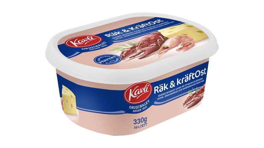 Kavli Räk & Kräftost 14% 330g 