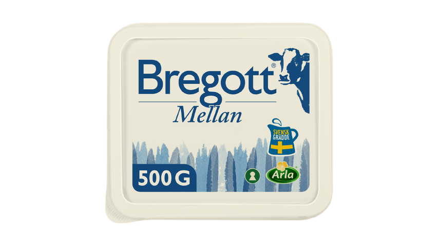 Bregott® Mellan Smör & Raps 500g 