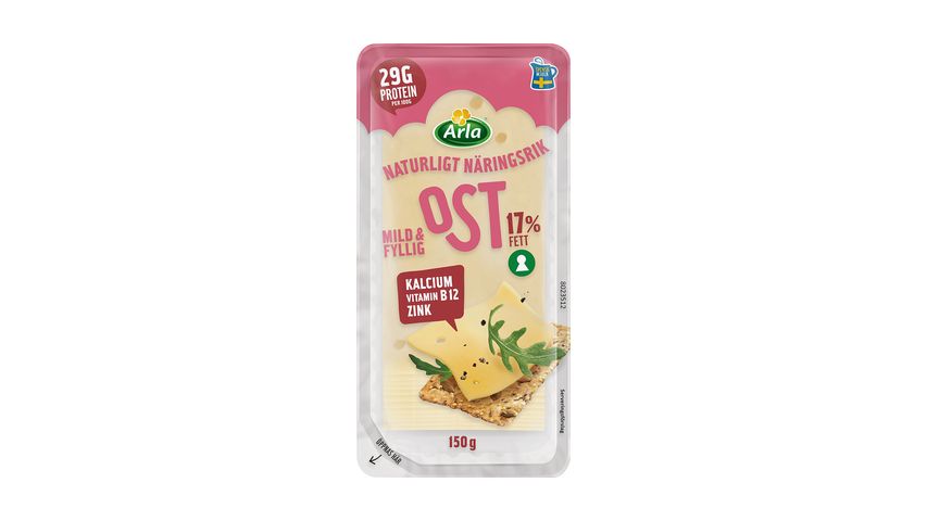 Arla Mild & Full-bodied 17% Sliced ​​Cheese 150g