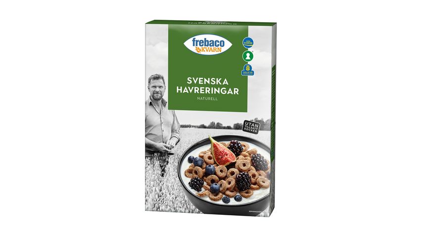 Frebaco Kvarn Havreringar Naturell 350g