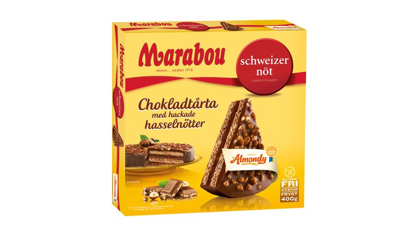 Almondy Tårta Marabou Schweizernöt 400g