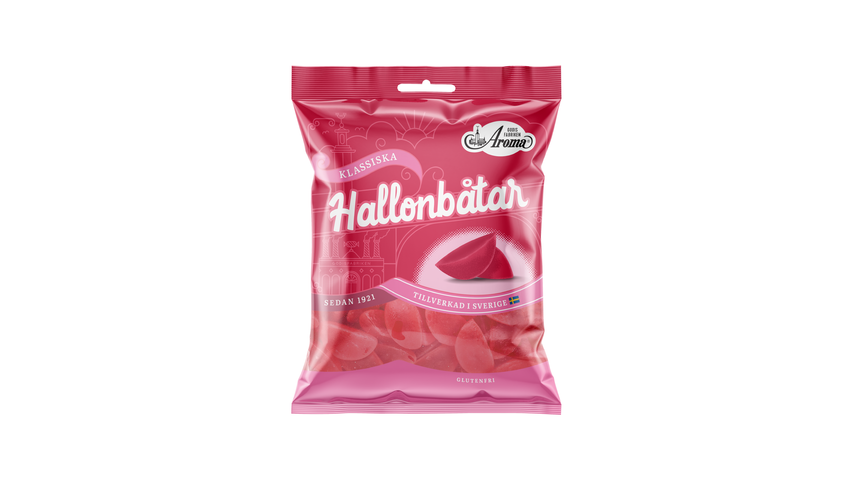 Aroma Hallonbåtar 125g