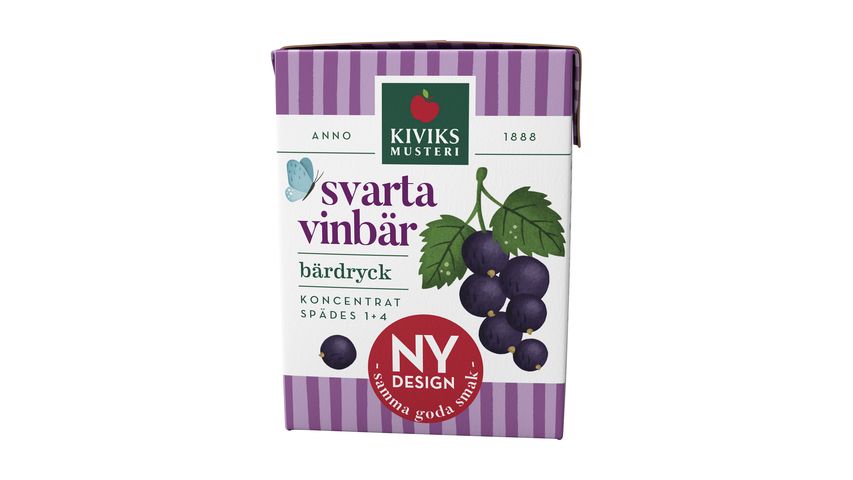 Kiviks Concentraded Drink Black Currant 20cl