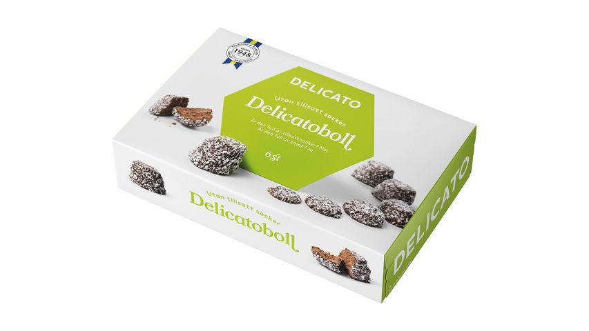 Delicato Delicato Ball Without Added Sugar 6pcs