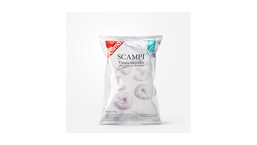 Ullmo Vannamei Shrimp, Raw Without Shell 400g