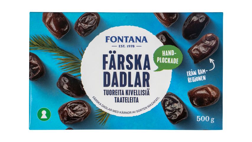 Fontana Dadlar Färska 500g 