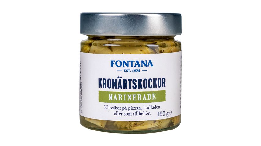 Fontana Kronärtsskocka Kvartar Marinerade6 X 190G 190g 