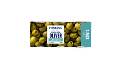 Fontana Oliver Green Anchovies 360g 3-p