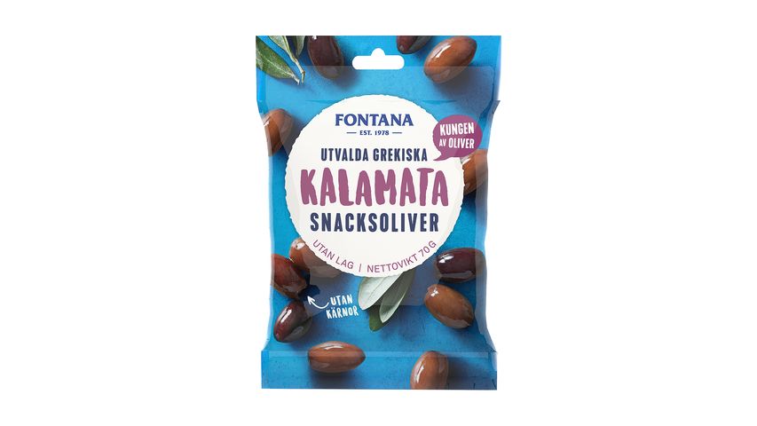 Fontana Snacksoliver Kalamata Naturella 70g