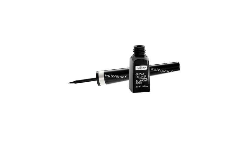 Isadora Glossy Eyeliner 40 Chrome Black