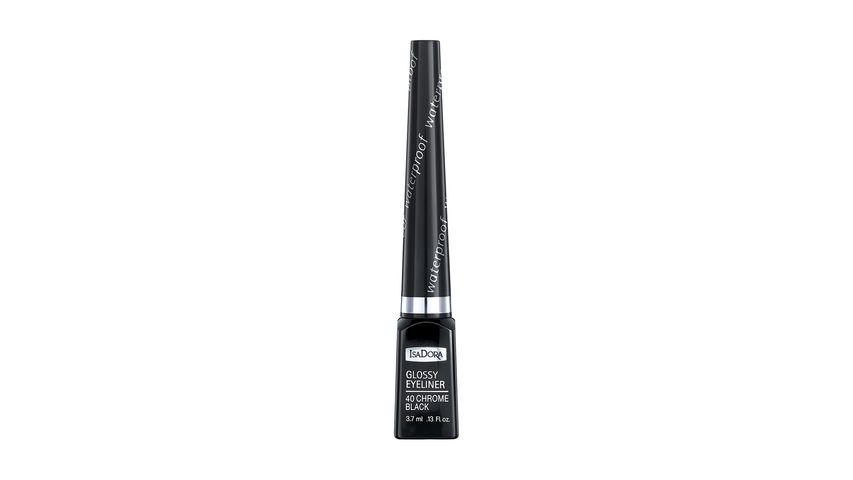 Isadora Glossy Eyeliner 40 Chrome Black