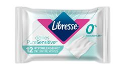 Libresse Intimate Napkins No Perf. W Aloe Vera 12pieces