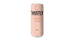 Mustly Sparkling Cold Press White Peach 330ml