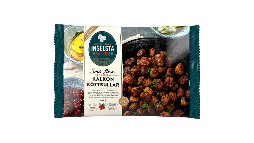 Ingelsta Kalkon Small Turkey Meatballs Frozen 400g